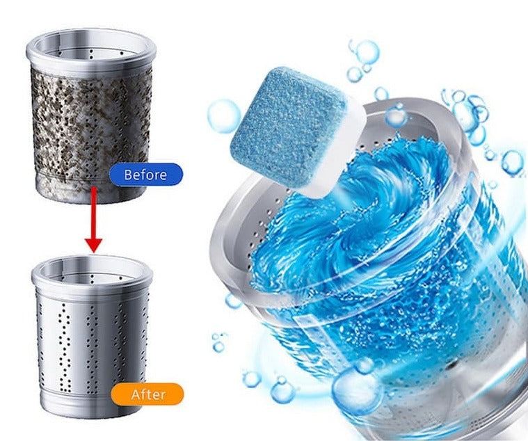 TabClean™ - Washing Machine Cleaner Tablets