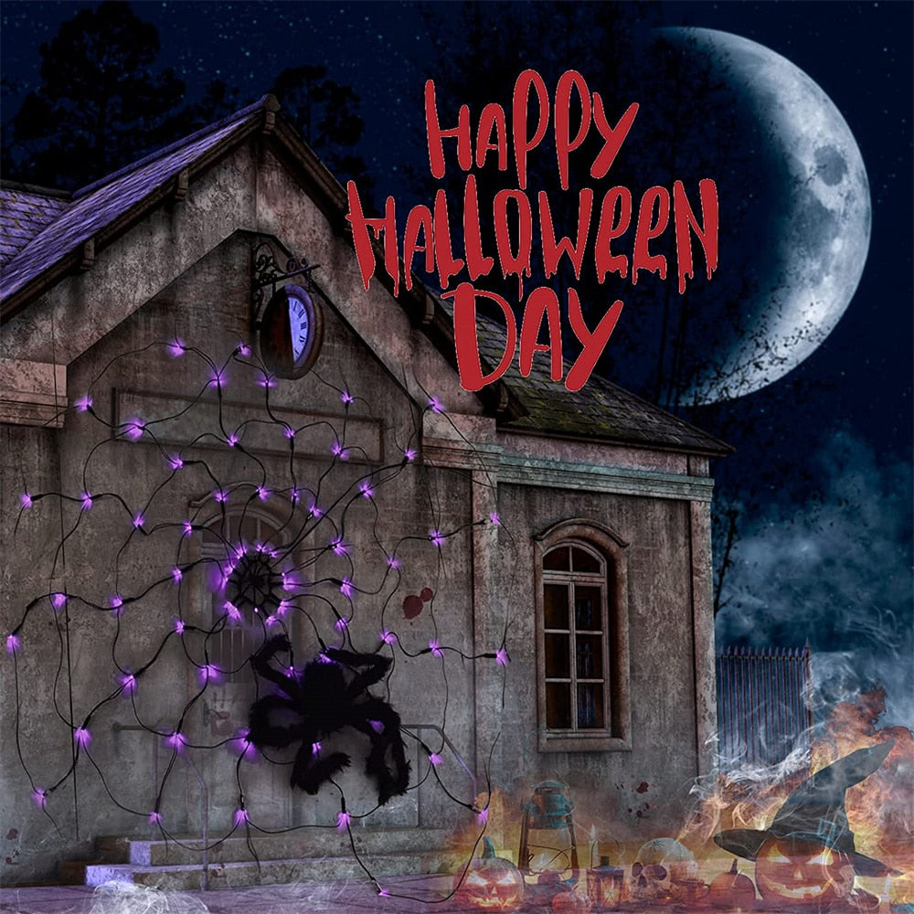 WebLight™ - Halloween Spider Web LED