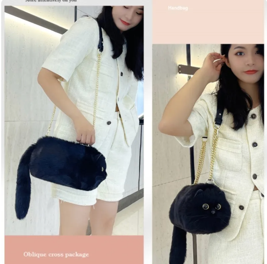 WagPurse™ - Kitty Cat Handbag – Winkflo