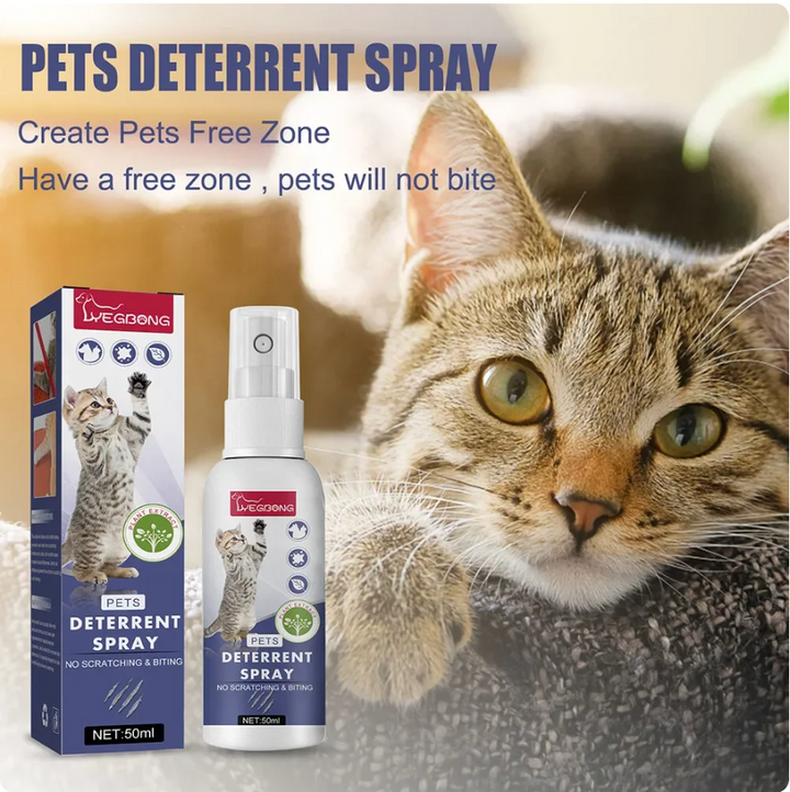 WagSpray™ - Disuasivo de arañazos/mordiscos para gatos y perros (natural y seguro)