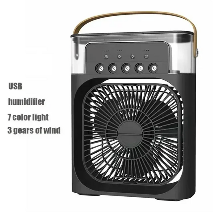 IcyAir Go™ - Ventilador frío LED portátil (alimentación USB)