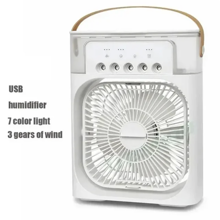 IcyAir Go™ - Ventilador frío LED portátil (alimentación USB)