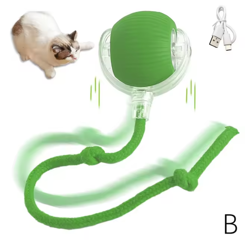 WagRoll™ - Interactive Automatic Rolling Ball with Fake Tail for Cats and Dogs