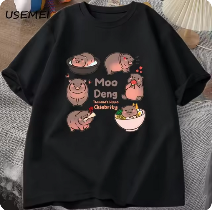 Lindas camisetas de Moo Deng