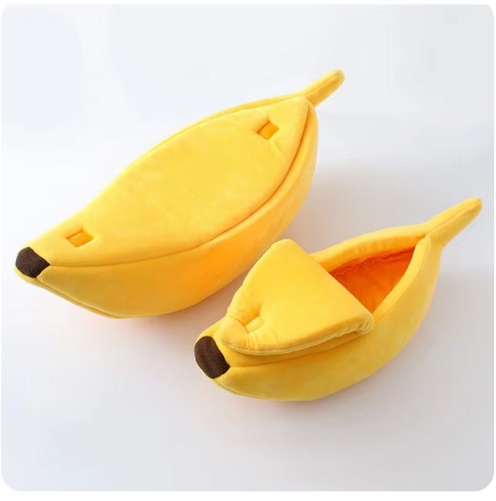 WagBed™ - Cueva Cama Banana para Gatos (Extrasuave)