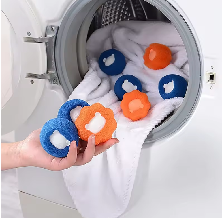 WagCatcher™ - Washing Machine Fur/Hair/Lint Catcher Balls (Reusable)