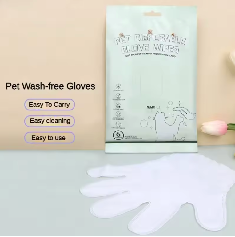 WagGlove™ - Natural Deodorizing Wipes for Sensitive Pets