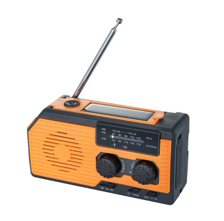 RescuePulse 360™ - Rechargeable Radio PowerBank (Solar Power)