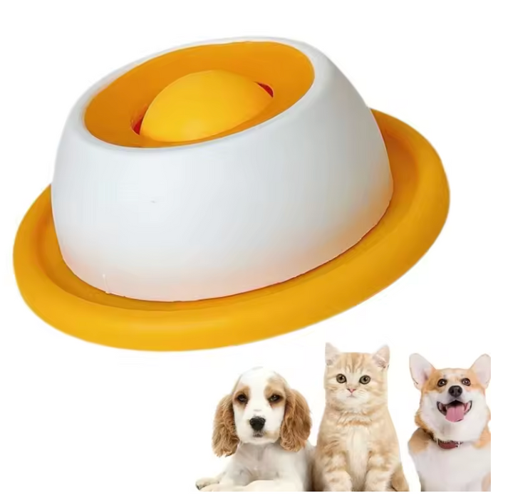 WagBowl Licker™ - Bola Lamedora de Alimentación Lenta para Perros y Gatos (Sin Ensuciar)