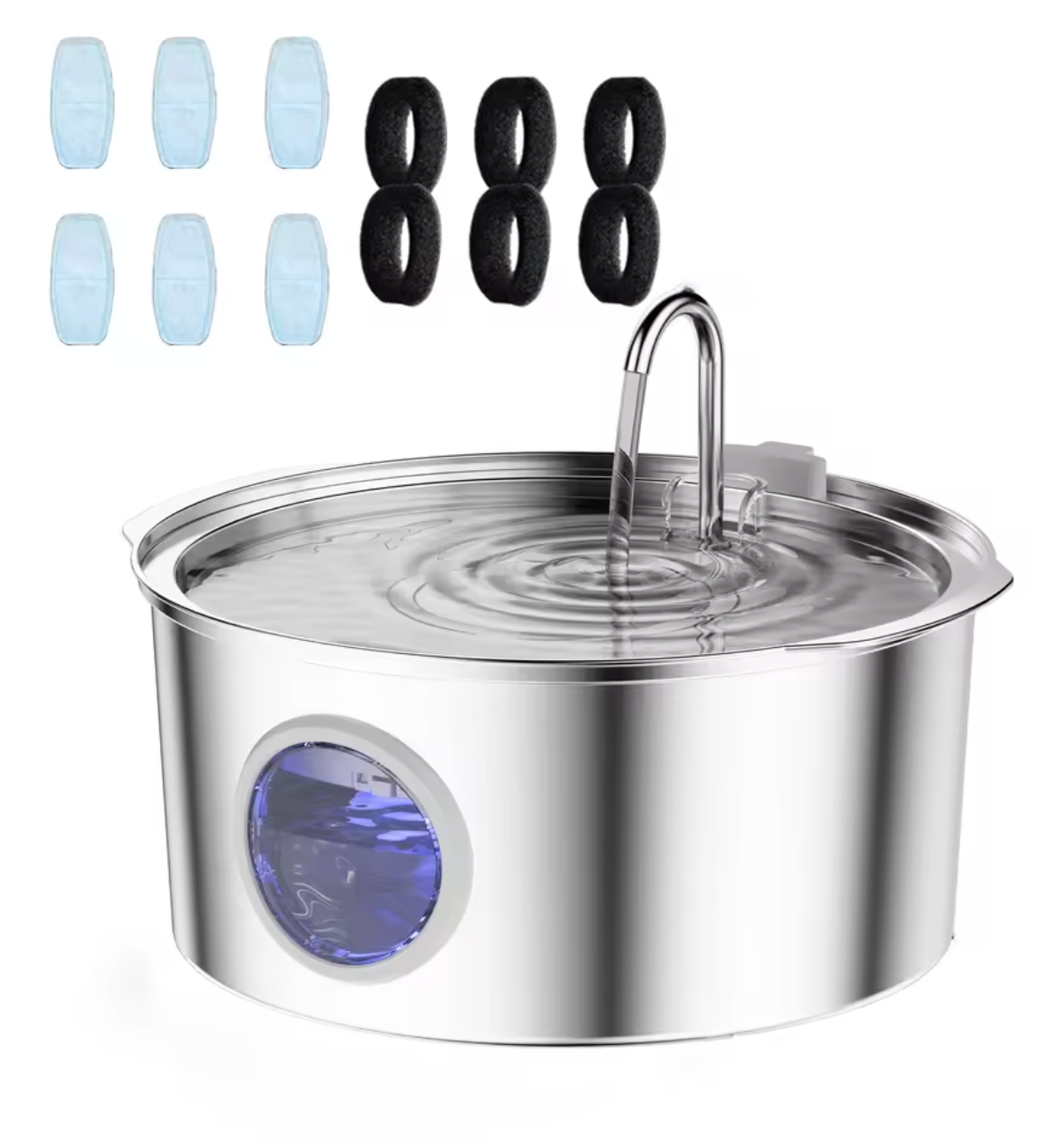 WagFountain Jumbo™ - Large Pet Water Fountain for Cats/Dogs (2Gal/7L)