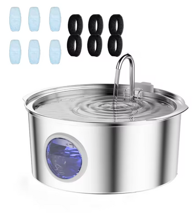 WagFountain Jumbo™ - Large Pet Water Fountain for Cats/Dogs (2Gal/7L)