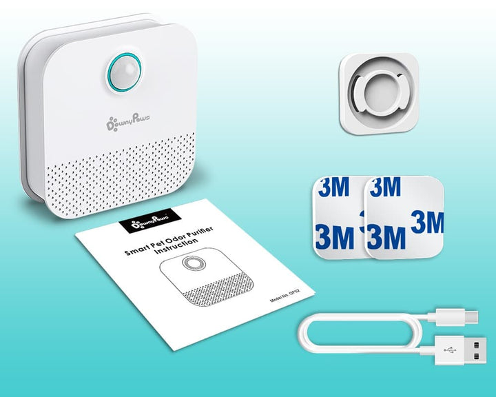 DownyPaws™ - Smart Cat Air Deodorizer for Litter Boxes (Rechargeable)