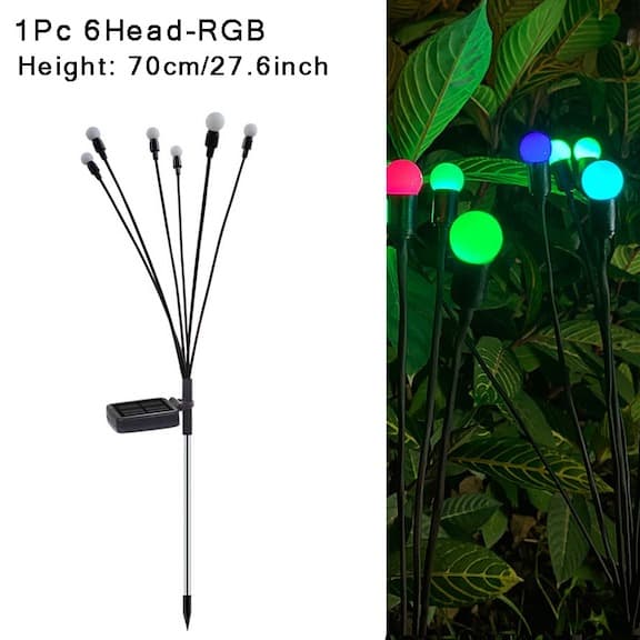 FlorLightful™ - Luces LED Solares para Jardín Luciérnaga (Resistentes al Agua)