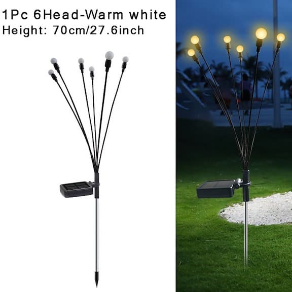 FlorLightful™ - Luces LED Solares para Jardín Luciérnaga (Resistentes al Agua)