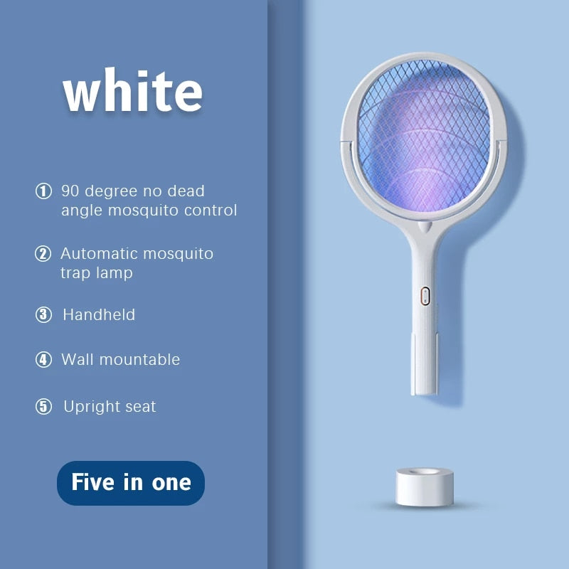 ZapRac™ - 5 in 1 Electric Mosquito Zapper/Lamp (Rechargeable)