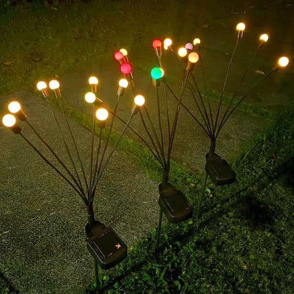 FlorLightful™ - Solar Powered Firefly Garden LED Lights (WaterProof)