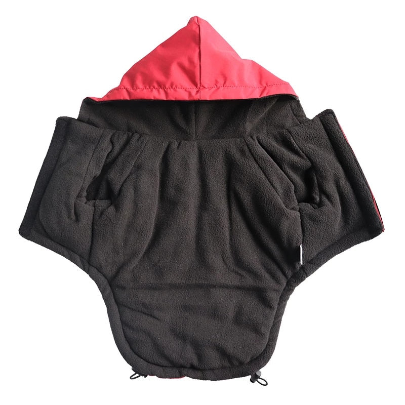 TheDogFace™ - Warm Fleece Jacket for Dogs (Reflective)"