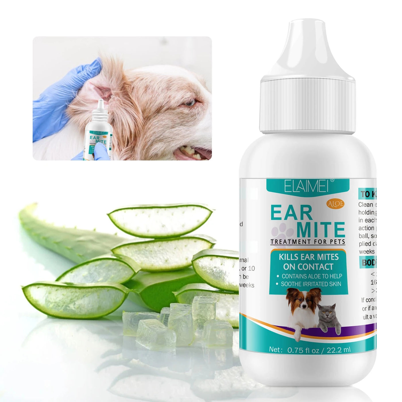 WagMites™️ - Natural Ear Cleaner & Mite Treatment (For Sensitive Pets ...