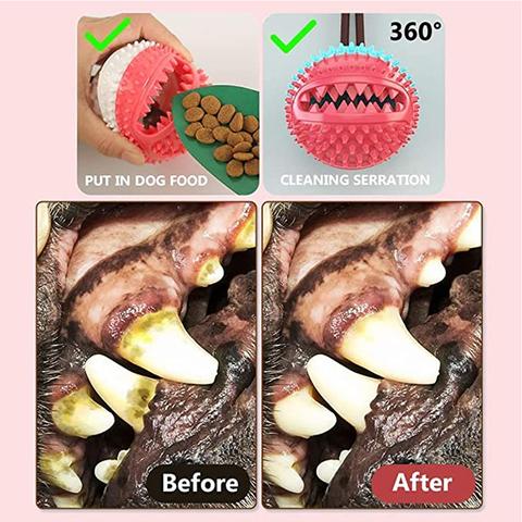 WagBrush™ - Dog Chew Toy Suction Cup Teeth Cleaner