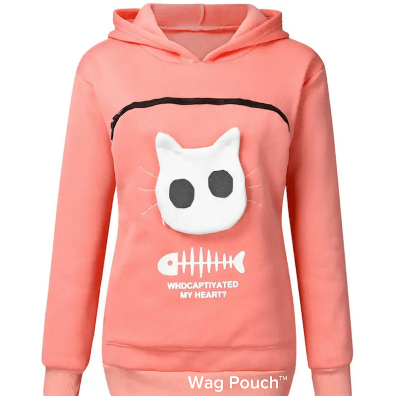 WagPouch Pet Lovers Hoodie Cuddle Pouch Dogs Cats Winkflo