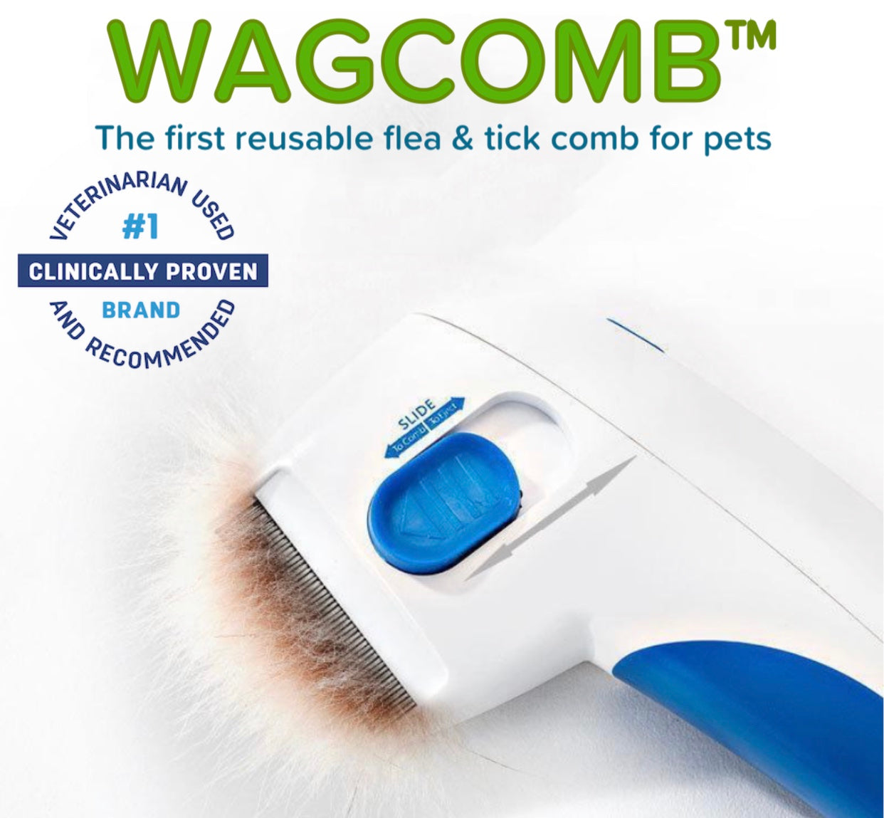 WagComb™ -  Electric Flea Comb