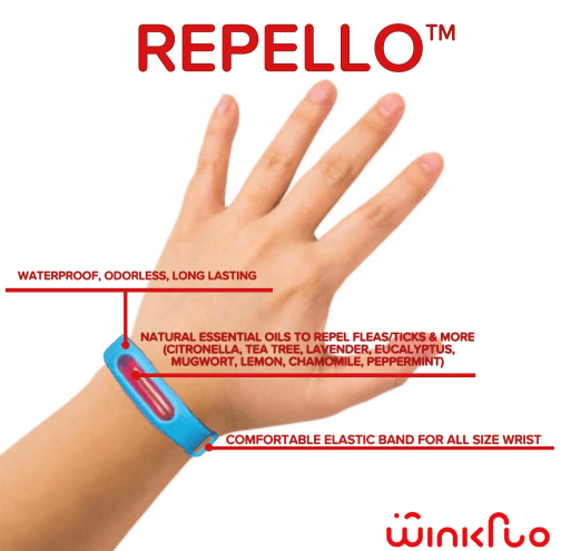Repello™ - Human Anti-Flea, Tick, & Mosquito Bracelet (Advanced Protection)