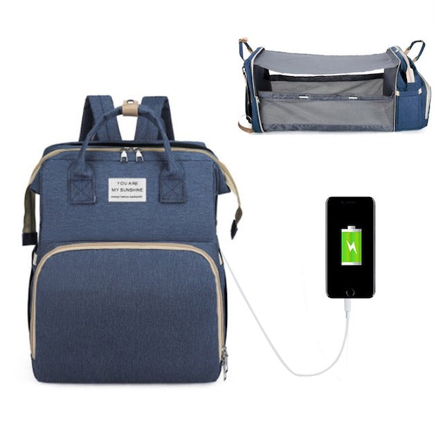 Babyback™ - Estación cambiador de pañales tipo mochila 7 en 1 (¡Novedad mejorada!)