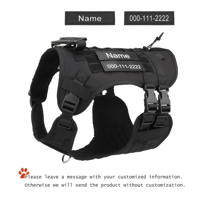 WagHarness™ - Customized Tactical Dog Harness (Adjustable)