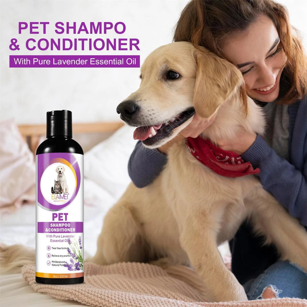 Waggie™ - Natural Shampoo & Conditioner (Tear-Free, Anti-Flea, Tick, & Mosquito)