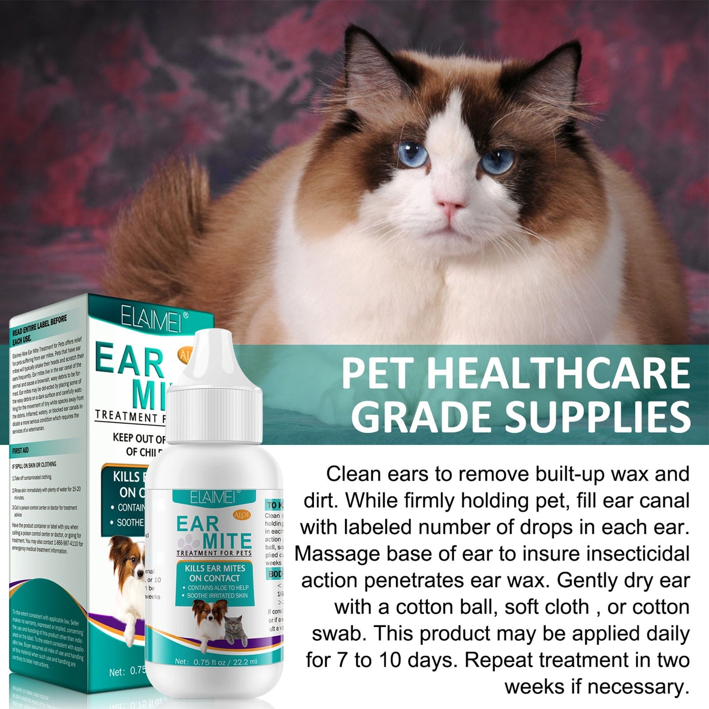 WagMites™️ - Natural Ear Cleaner & Mite Treatment (For Sensitive Pets)