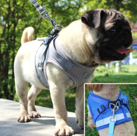 WagVest™ - Reflective Pet Harness (Adjustable & Breathable) + FREE Leash!