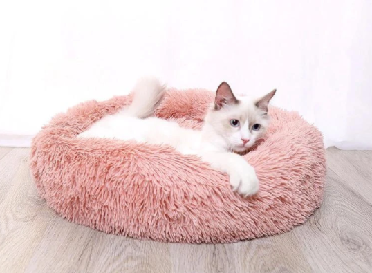KitBed™ - Donut Orthopedic Cat Bed (Stress-Relief)