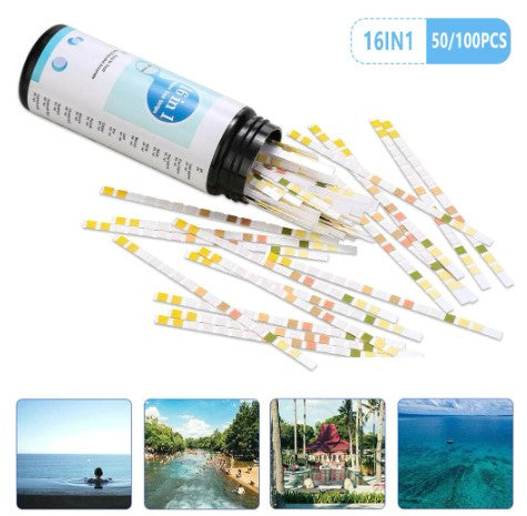 Winkflo™ - 16 In 1 Drinking Water Test Kit Strips (FDA Approved)