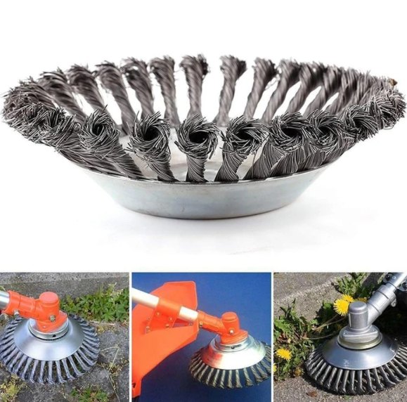 Trimmy™ - Cabezal de Desbrozadora Universal para Jardín/Césped (20 cm de Diámetro)