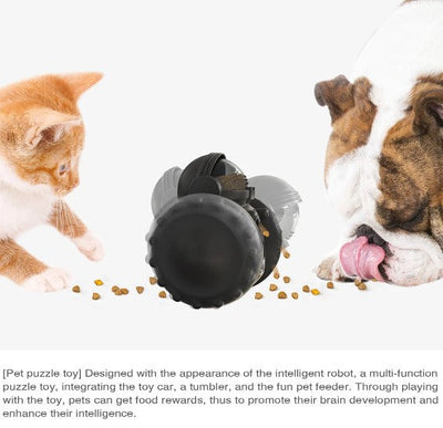 WagBot™ - Slow Feeder Toy for Dogs/Cats (No Batteries Needed)