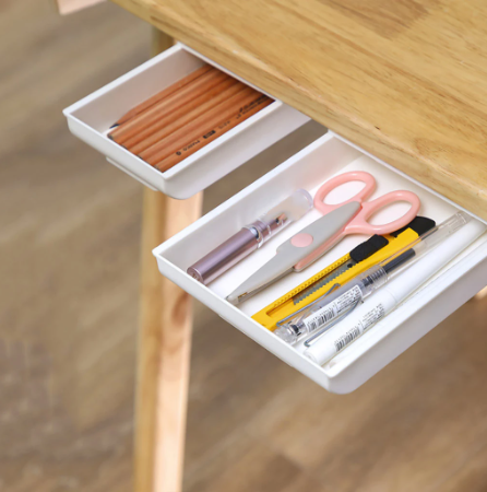 Sleeko™ -  Under Desk Sticky Drawer (Accessories Storage)