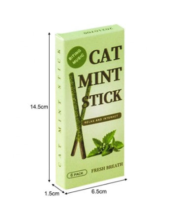 WagStick™ - Natural Catnip Mint Sticks (Teeth Cleaner)