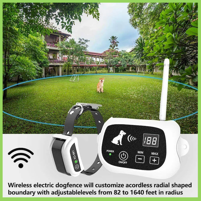 WagFence™ - 3-in-1 Wireless Dog Fence Invisible Training System (WaterProof)