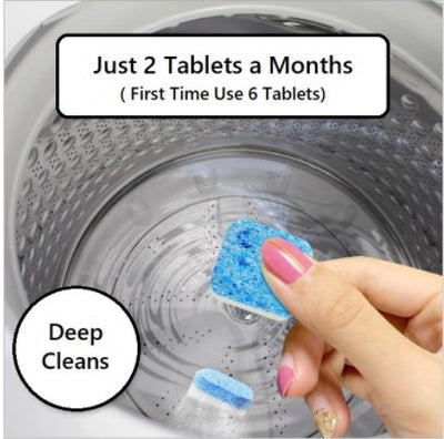 TabClean™ - Washing Machine Cleaner Tablets
