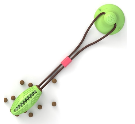 WagBrush™ - Juguete masticable para perros, limpiador dental con ventosa