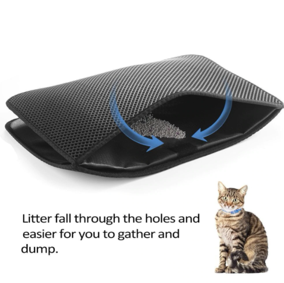 LittyKitty™ - Foldable Cat Litter Mat (Urine Proof)