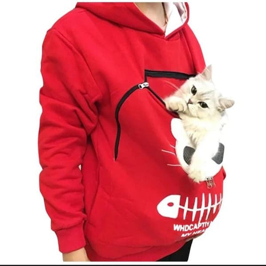 WagPouch™ - Pet Lovers Hoodie Cuddle Pouch (Dogs/Cats)