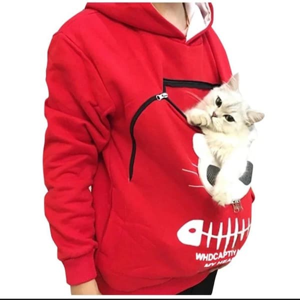WagPouch™ - Cat Lovers Hoodie Cuddle Pouch