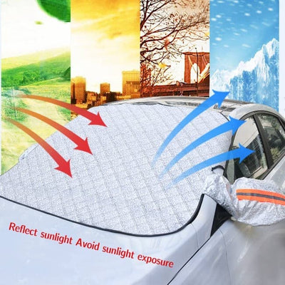 Winkflo™ - Anti-Snow Car Windshield Cover (Magnetic)