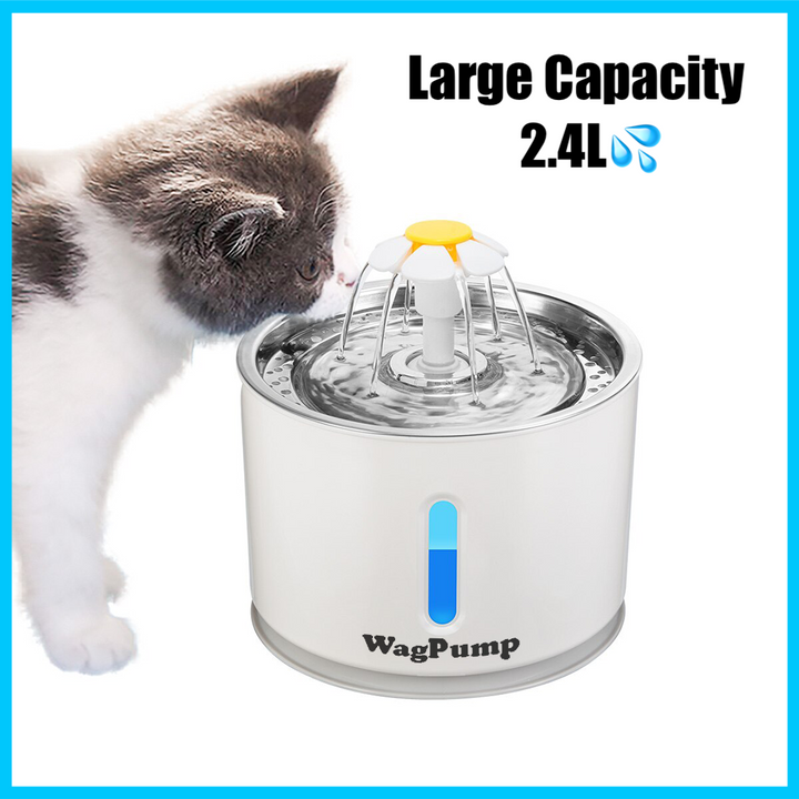 WagPump™ - Fuente de agua potable automática original para gatos (grande)